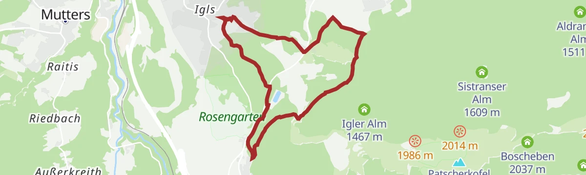 Route map: Heiligwasser-Runde - Permanenter IVV Wanderweg